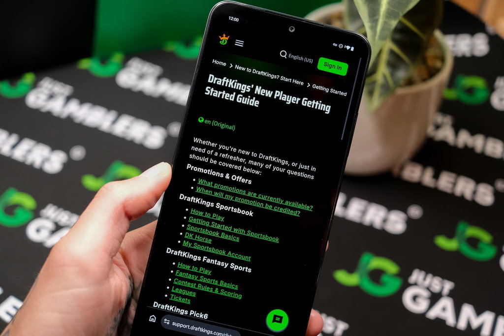 Photo of DraftKings guide on getting started with US online sportsbooks.
