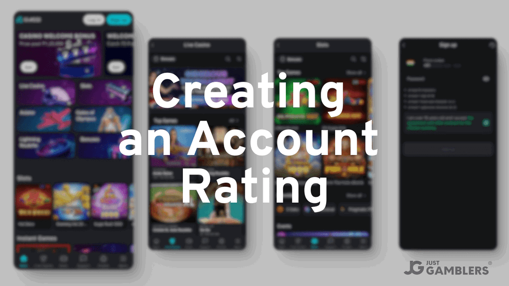 Glassi Casino Creating Account