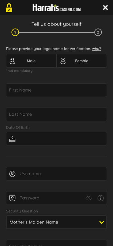 harrahs casino united states register mobile