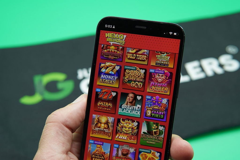 Game lobby overview at Hello Millions