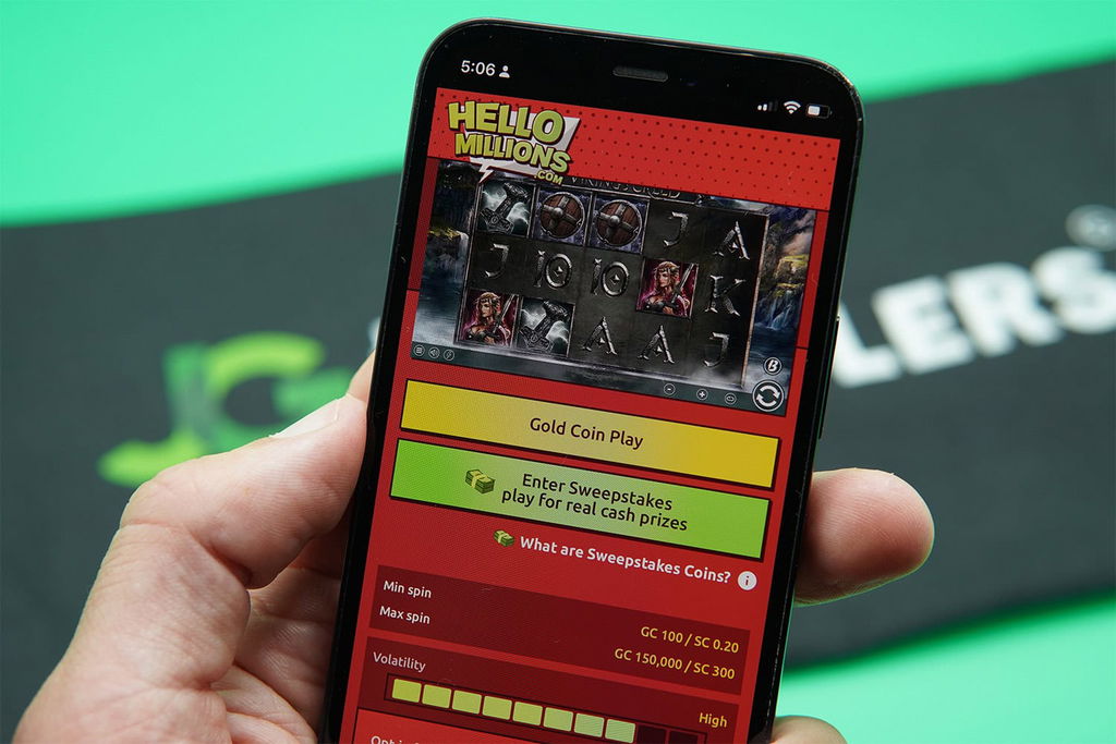 Screenshot of Hello Millions Android app