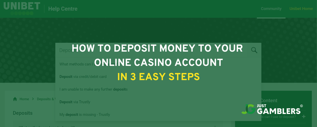 How to Deposit Money 3 Steps