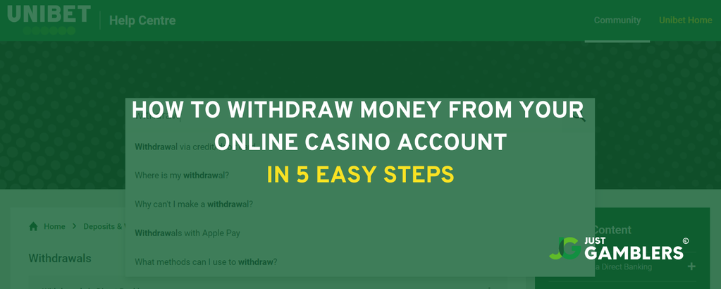 How to Withdraw Money 5 Steps