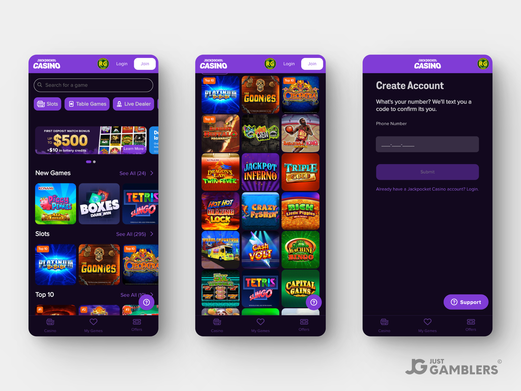 Jackpocket Casino NJ Product Preview Mobile