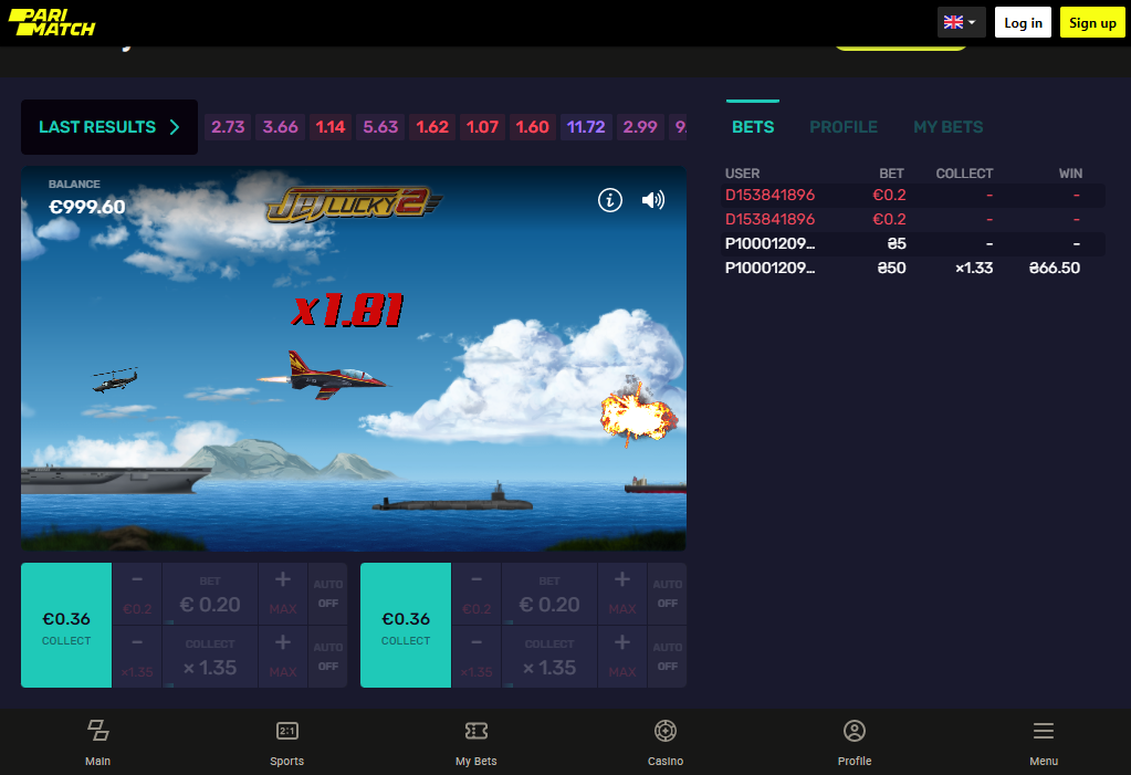 Jet Lucky 2 Parimatch