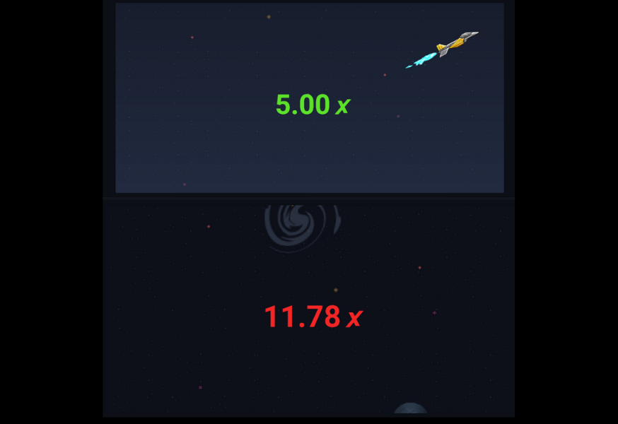 Comparative images: the multiplayer active and the multiplayer stop after the plane crashes.
