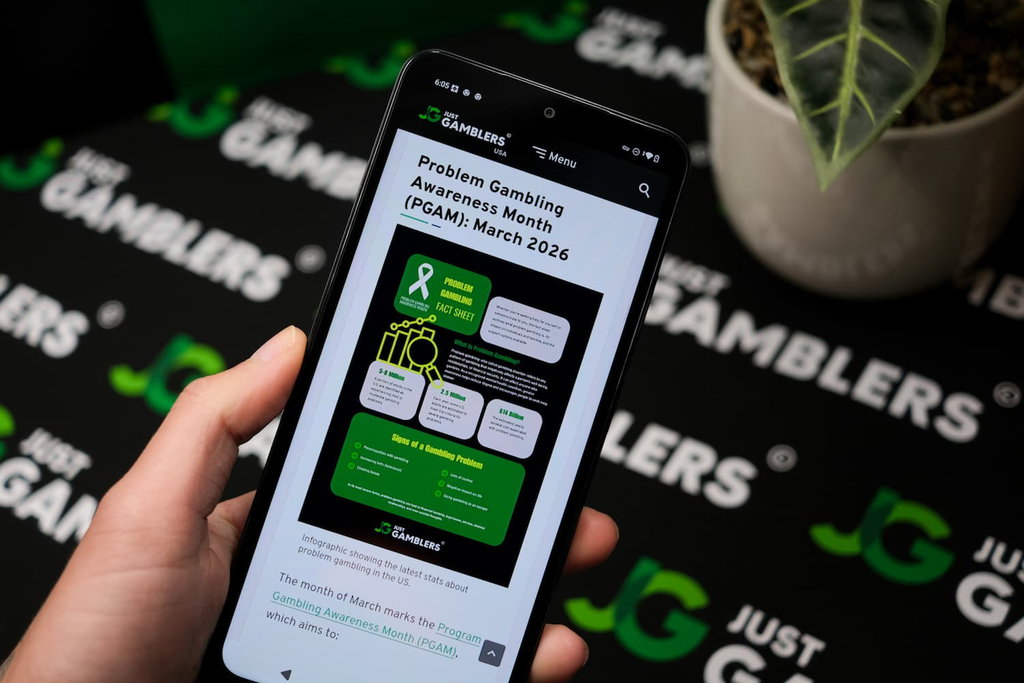 Photo of PGAM 2026 updates to JustGamblers responsible gaming guide.