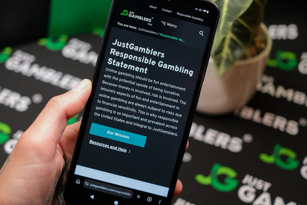 Photo of JustGamblers’ responsible gambling guide for sports wagering in LA.