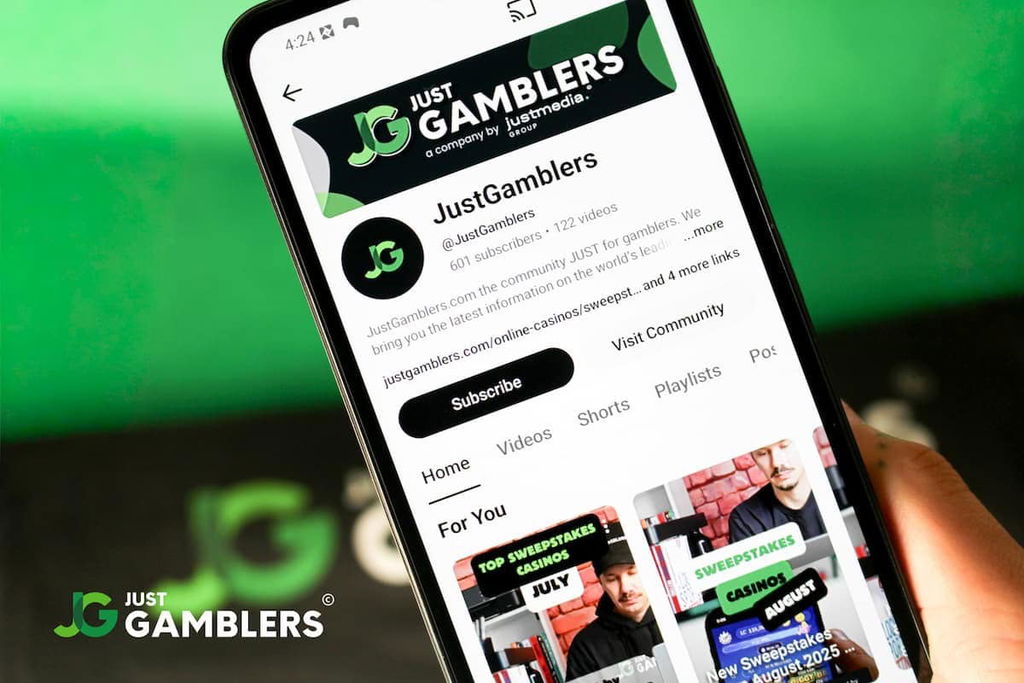JustGamblers sweepstakes news october 2025 with YouTube policy changes re social casinos.