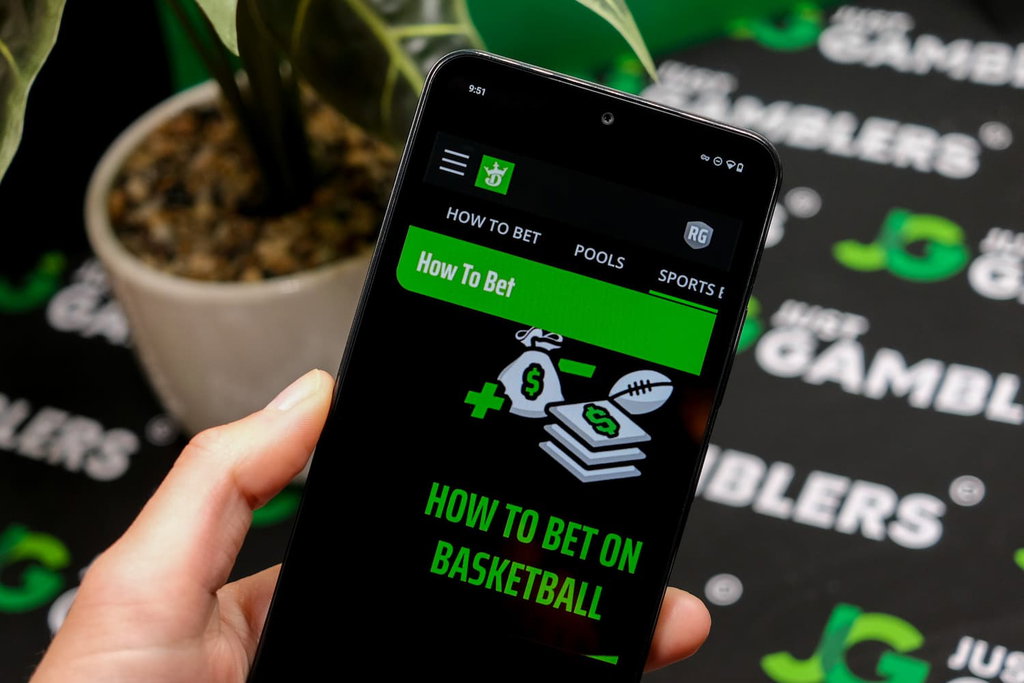 Photo of DraftKings LA sportsbook on getting started wagering.