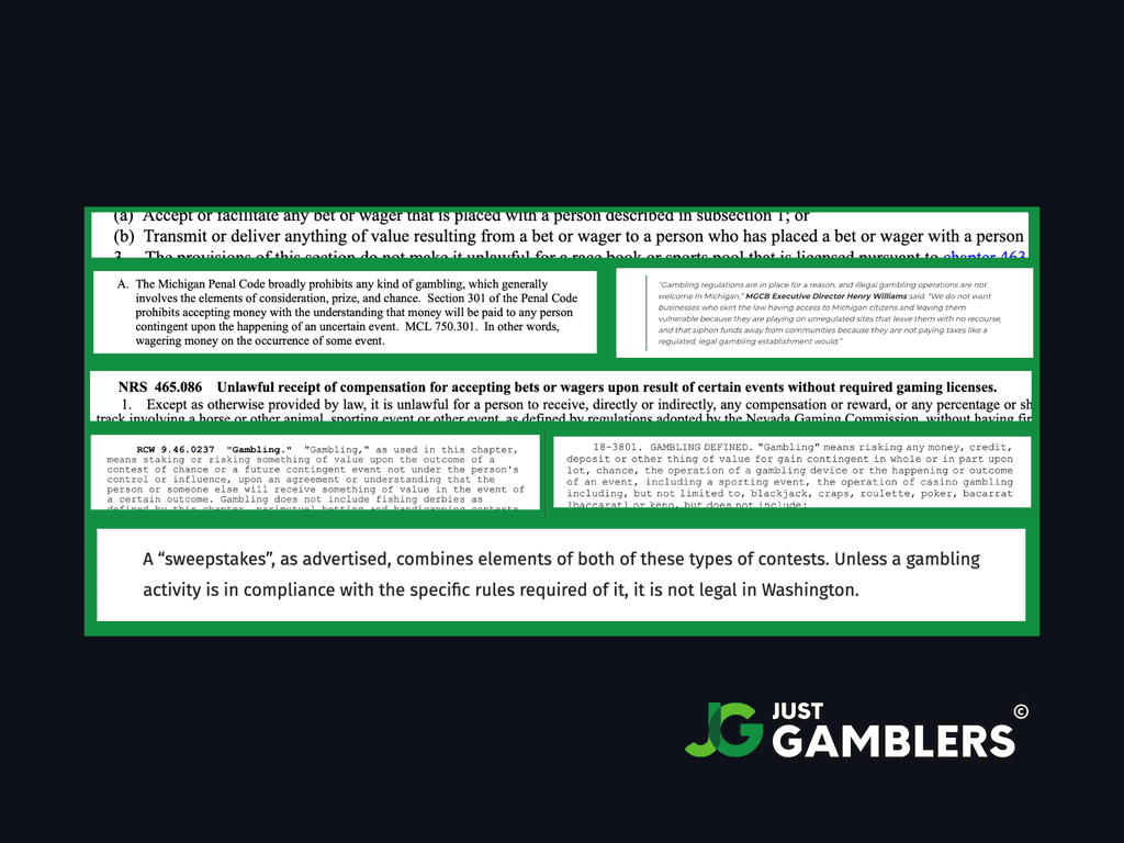 Excerpts of legislation from different states