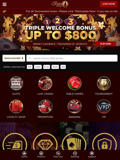 live casino house review india tablet