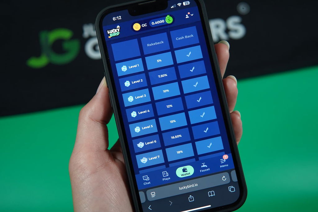 Photo of the best coinback bonus at Luckybird.io