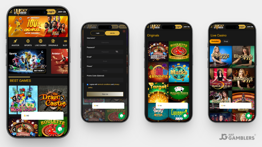 LuckyKuber Screenshots Newest Casino India