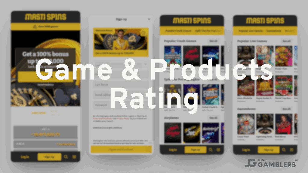Masti Spins Game and Products