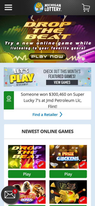 Michigan Lottery United States Review Mobile