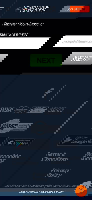 Mohegan Sun Casino United States Register Mobile