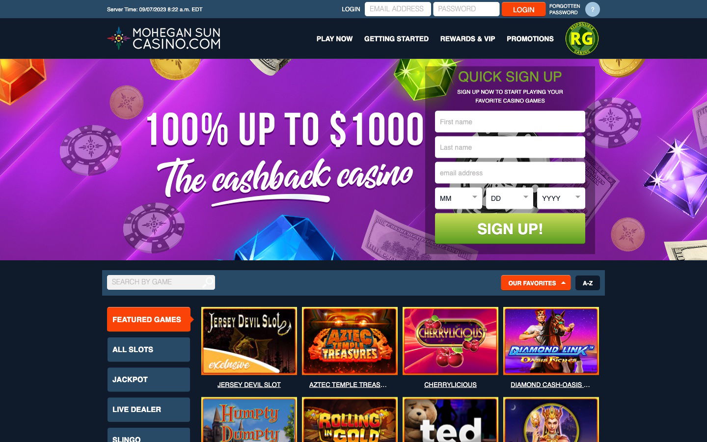 Mohegan Sun Casino United States Review