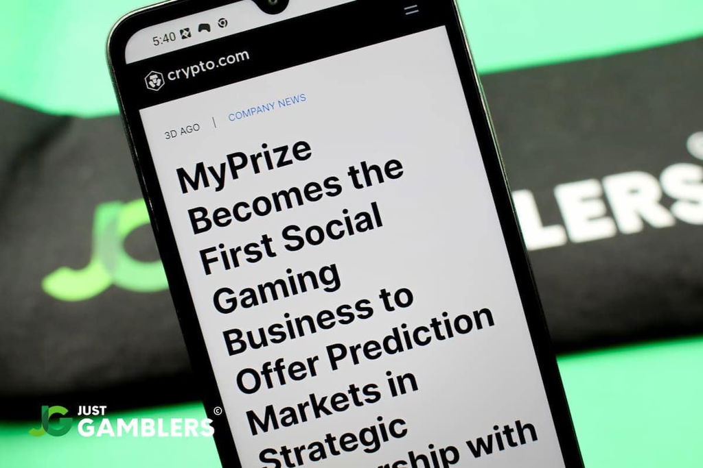 Photo of the official news about MyPrize launching prediction markets with Crypto.com