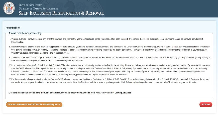 nj self exclusion registration instructions