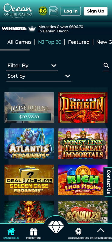 Ocean Online Casino United States Casino Mobile