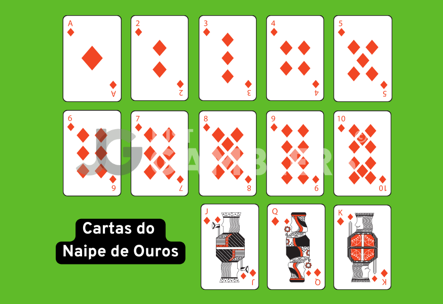 Ouros Baralho Cartas