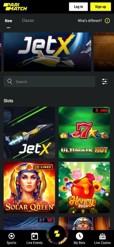 Parimatch casino mobile