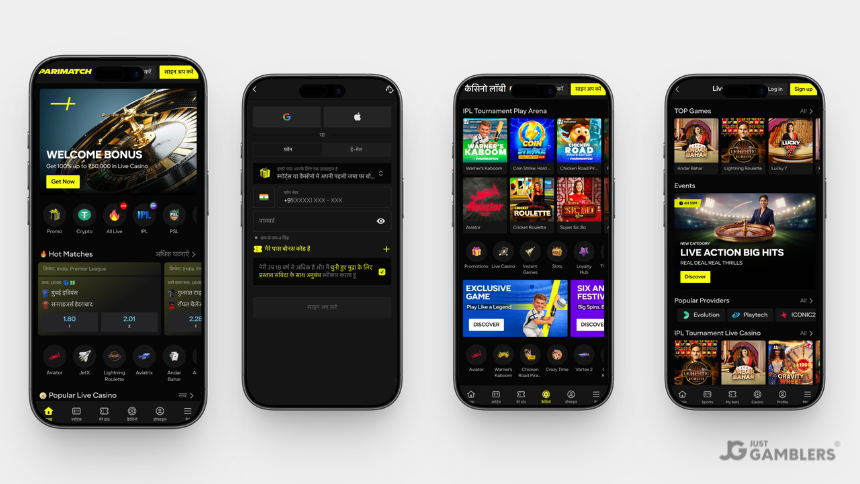 PariMatch Screenshots Best Live Casino India