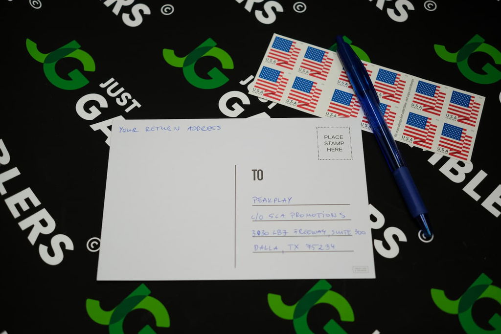 Example of how you should write the PeakPlay mail-in request, and what you need to complete it.