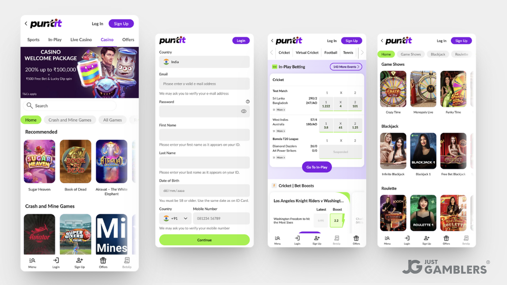 Puntit India Online Casino