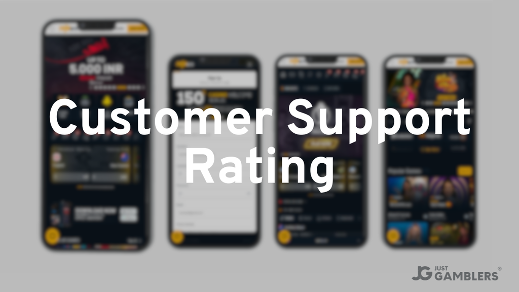 RajaBets Customer Support Rating