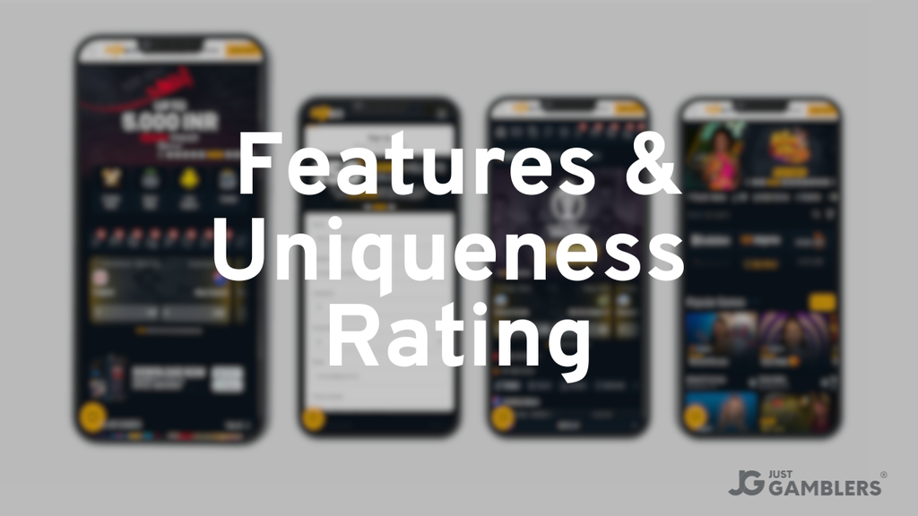 RajaBets Features Rating