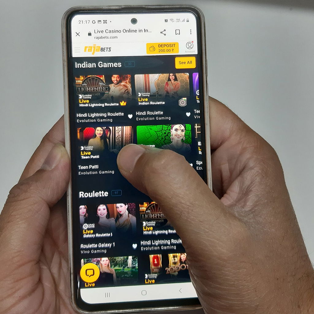 Rajabets Live Casino