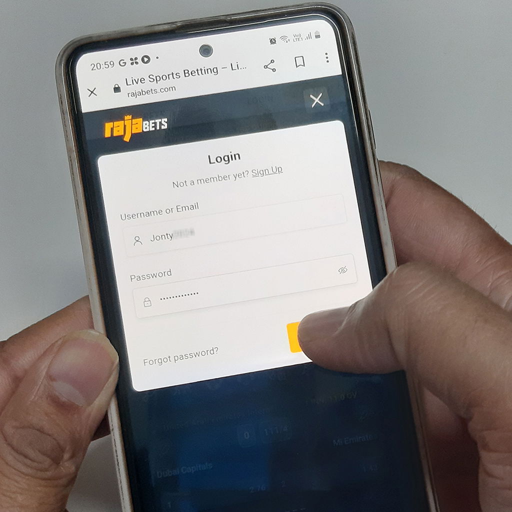 Rajabets Log-in