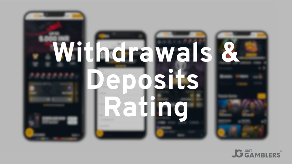 RajaBets Withdrawals Deposits Rating