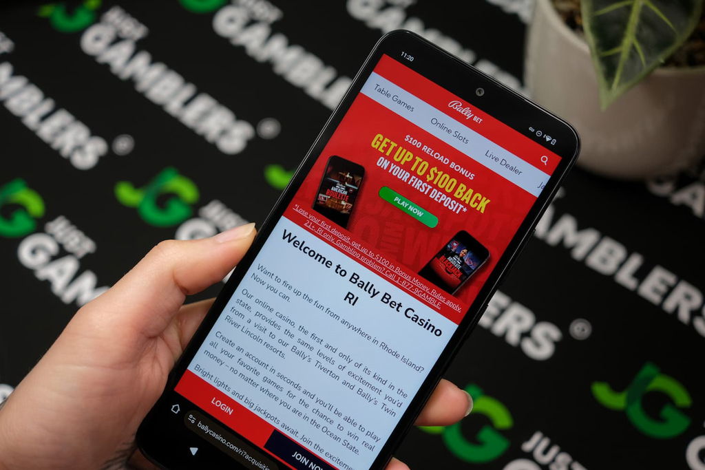 Photo of Ballys Casino RI landing page.