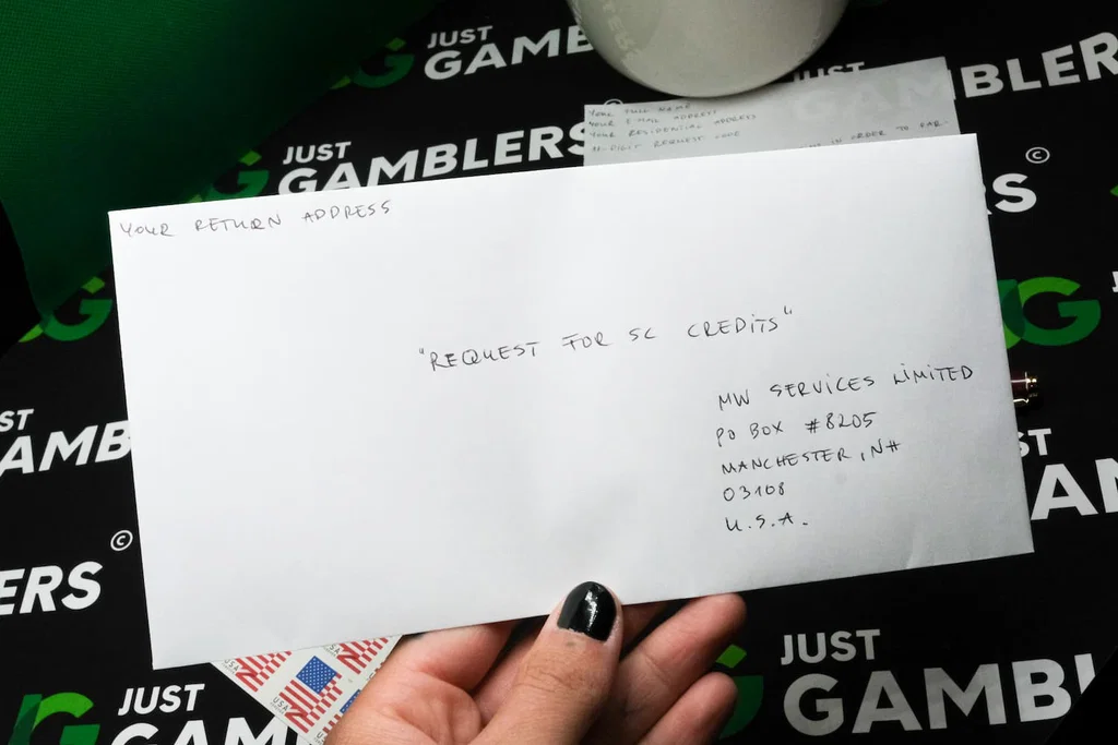 Photo of Rolla mail-in envelope.
