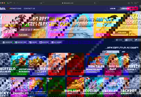 Desktop Screenshot of Dara Casino Landing Page