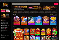 Desktop screenshot of the starting page at Mega Bonanza.