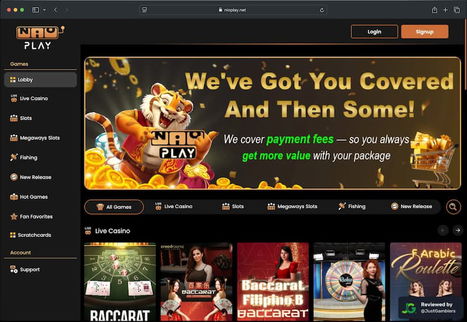 Desktop Screenshot of Nioplay Landing Page