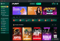 Desktop screenshot of the starting page at Punt.