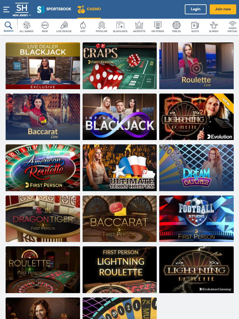 sugarhouse united states live casino tablet