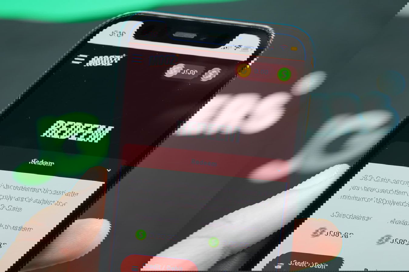 Photo of a Sweepstakes Casino Redemption Page