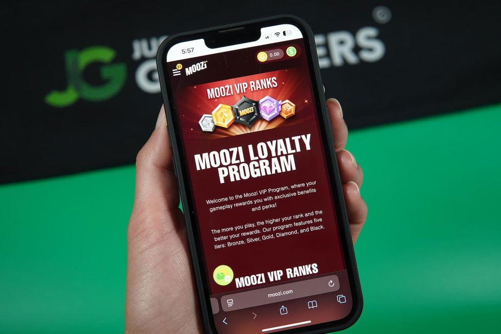Photo example of a sweepstakes casino loyalty program.