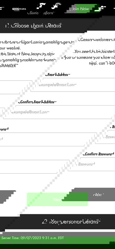 tropicana casino united states register mobile