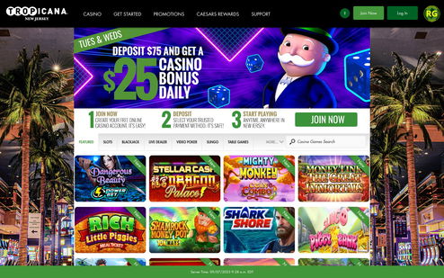 tropicana casino united states review