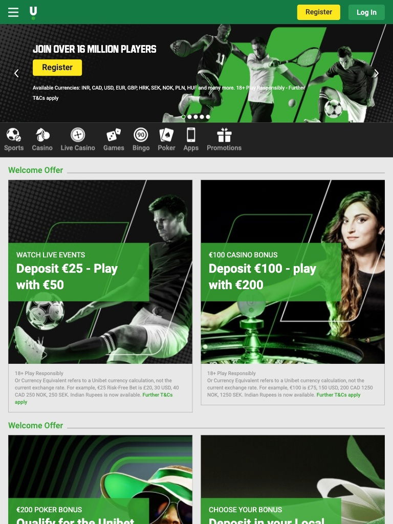 unibet review tablet