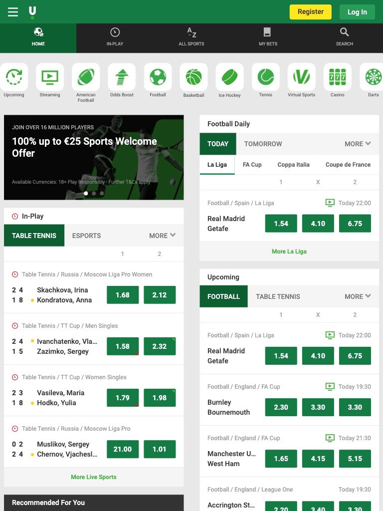 unibet sports tablet