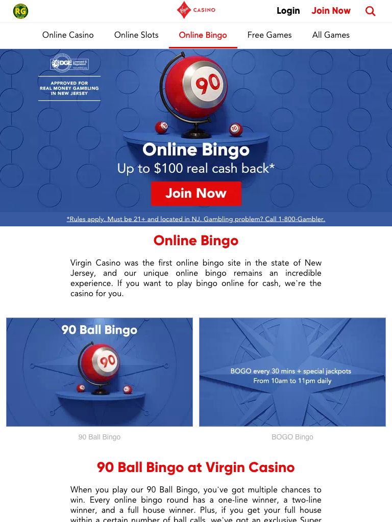 virgin casino united states bingo tablet