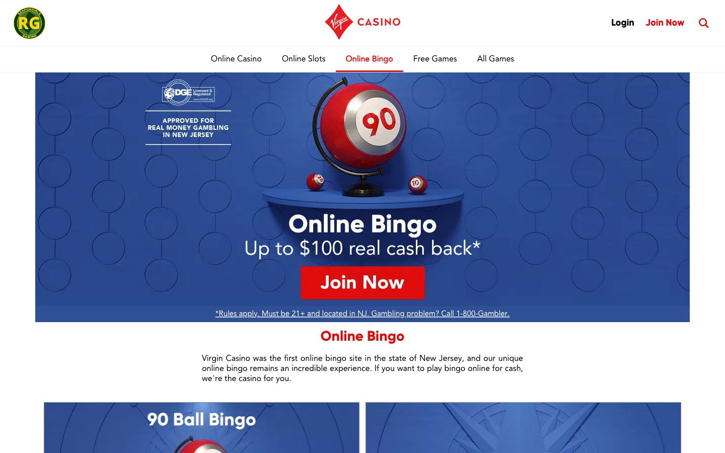 virgin casino united states bingo
